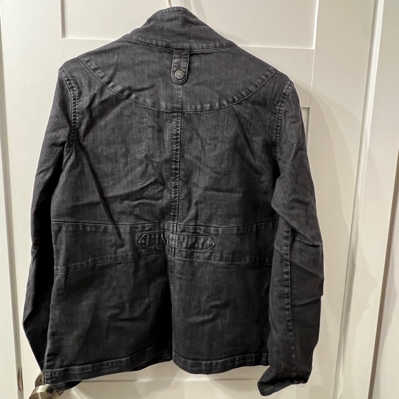 Prana XL dark gray denim jacket. In good shape. - Picture 2 of 4